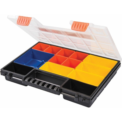 Vano organizzatore 13 Compartimenti portaminuteria cassettina viti tasselli - SILVERLINE