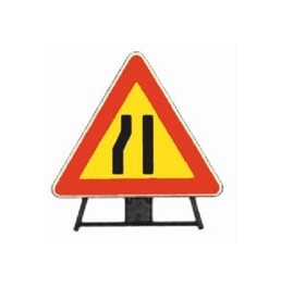 Cartello Stradale Strettoia Asimmetrica Sx - MACHIERALDO