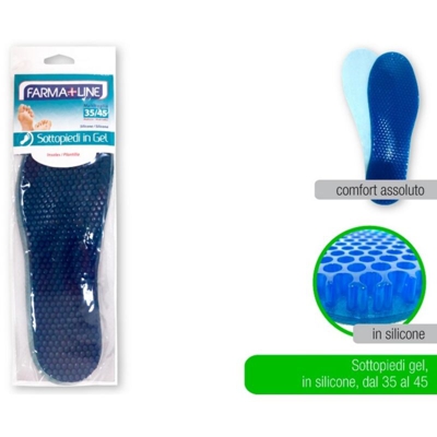 Bighouse It - SOLETTE FEET GEL BLU 35/45 SPESSORE CM.0,5