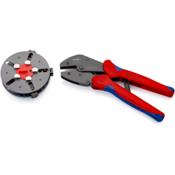 Pinze Con Profili Rivista Multicrimp® Portanti Di Ricambio, Sezione Conduttore In Mm²: 0,5-6 0,5-6 0,25-6 Lunghi. 250 Millimetri - KNIPEX características