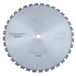 Metabo Lama 'power cut wood classic', 500x3,8/2,8x30 Z36 TZ 15° - 628649000 precio