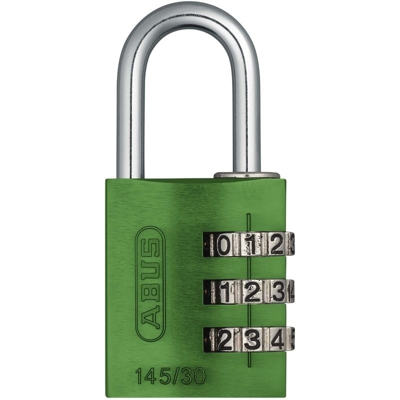ABUS 465802-145/30_VERDE_B Candado aluminio combinacion 30 mm 3 dígitos verde blister