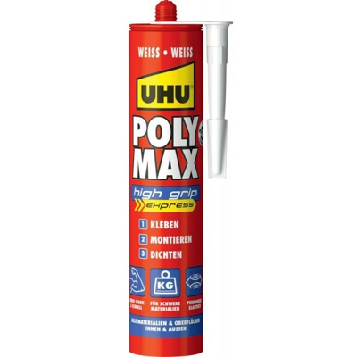 Uhu Colla Polymax High Grip Express, Cartuccia 425G (A 12)