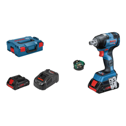 Bosch Avvitatori a massa battente a batteria GDS 18V-200 C, con 2 x batterie ProCORE18V 4.0 Ah, L-BOXX - 06019G4300 en oferta