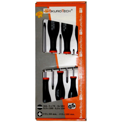 Set 6 Cacciaviti Sikurotech 03100 Giravite Cacciavite Taglio Croce Punta Magnetica precio