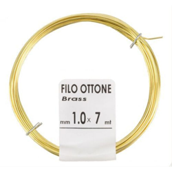 Matassina Filo Ottone Mm.1,00X7Mt. - FILOTECNICA en oferta
