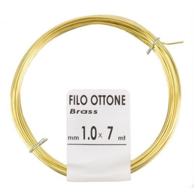 Matassina Filo Ottone Mm.1,00X7Mt. - FILOTECNICA