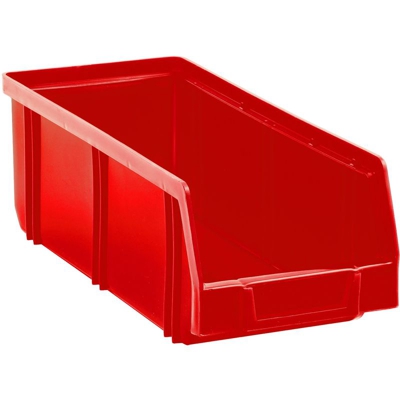 Contenitore sovrapponibile in PEHD modello 2002 Large - Rosso - Mobil Plastic