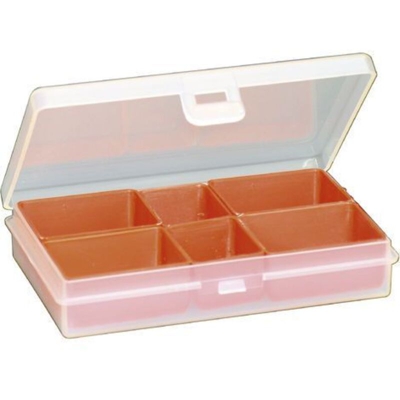 Scatola portaminuterie "CLASS 9VA" con vaschette - Trasparente - Mobil Plastic