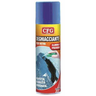 Antighiaccio vetri parabrezza spray disgelante istantaneo prevenzione ghiaccio 250ml - CFG