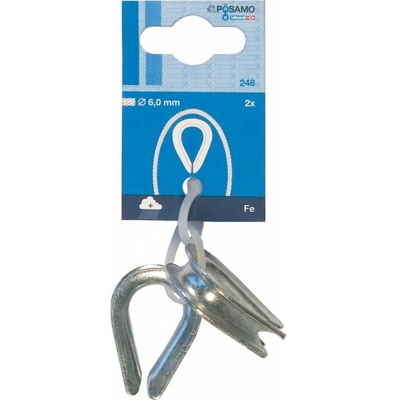 Posamo - Ghiere Acciaio Galvanizzato 3Mm A 2Stck. (A 10)