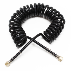 Wiltec - Tubo flessibile a spirale per aerografo 2x G 9,51 mm (1/8') filettatura interna 3 m en oferta