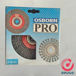 Spazzole a disco per finitura, filo flessibile d'acciaio- D 4053/2 ABC D 4053 2150 - Diametro mm: 200 - ABC TOOLS en oferta
