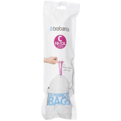 Brabantia 20 Pz Sacchetti Pattumiera Perfect Fit Mod.C 10/12 Lt Bianchi precio
