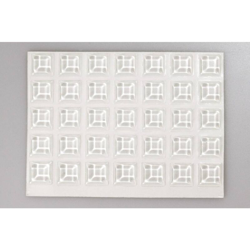 2127C70-C Piedino di fissaggio autoadesivo, quadrato Trasparente (Ø x A) 12.7 mm x 3.1 mm 70 pz. - Toolcraft precio