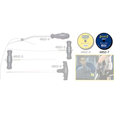 Hazet(hazfe) - Hazet 4852-7 Filo Da Taglio, Tondo, Multicolore - HAZET (HAZFE)