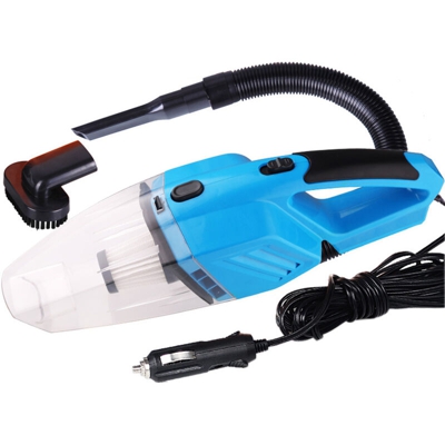 Asupermall - 120W automobile di potere aspirapolvere secco ed umido aspirapolvere auto combo blu