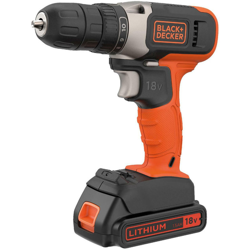 Black&decker - Trapano avvitatore a batteria litio 18 v 1,5 Ah Black-Decker BCD001C1 en oferta