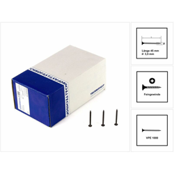 Technofast GF3545TD Viti per cartongesso 3,5 x 45 PH2 Filettatura fine - 1000 pezzi en oferta