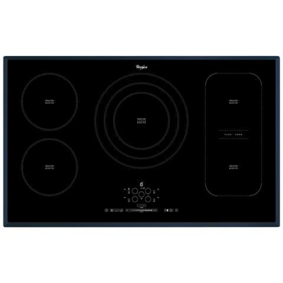 Piano Cottura ACM 795 / BA a Induzione in Vetroceramica 5 Zone Cottura Colore Nero Tecnologia Sesto Senso