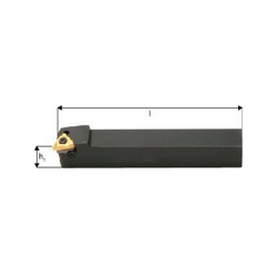 FP - Supporto A Graffa Filettatura Iso, Lavorazione Esterna, Designazione: Ser 2020 K16, Stem 20 X 20 Mm, Dimensioni 125 Mm, H1 Dimensioni: 20 Mm precio