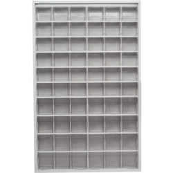 Scaffale portaminuteria completo CRYSTAL BOX "CB200D"- Grigio Chiaro - Mobil Plastic características