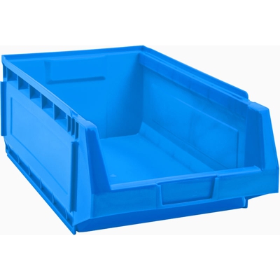 Mobil Plastic - Contenitore sovrapponibile componibile 'C505' ad incastro in PEHD - Blu