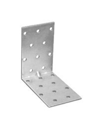 LASTRINA MULTIFORI ANG ZN mm 40x40x30 Pz.4 GEMAC - SIPA