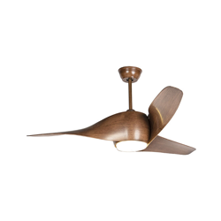 QAZQA Ventilatori da soffitto sirocco - Moderno - Plastico,Acciaio - Marrone - Tondo Non sostituibile Max. 1 x 18 Watt precio