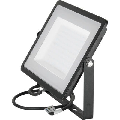 V-TAC PRO VT-100 Faro led 100W slim alluminio nero chip samsung SMD bianco naturale 4000K - SKU 413