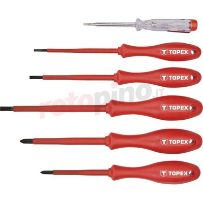 Cacciaviti 1000V 6pezzi - TOPEX