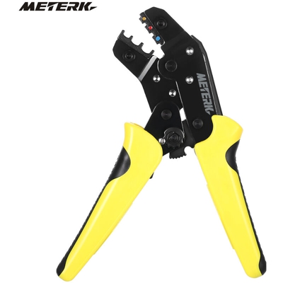 pinze a crimpare a cricchetto salvaspazio, 0,25-2,5 mm2 - Meterk