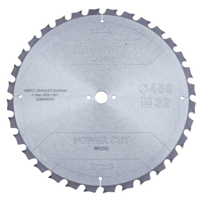 Metabo Lama 'power cut wood, classic', 450x3,5/2,5x30 Z32 TZ 15° - 628648000