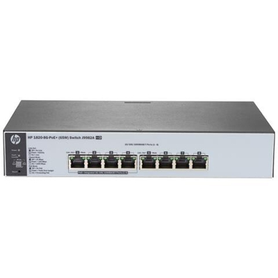 Switch Serie 1820 con 8 Porte Gigabit Ethernet 10/100/1000 PoE+ (65W)