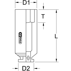 KS TOOLS Presa di alimentazione esagonale da 3/4", lungo, 19 mm - KSTOOLS características