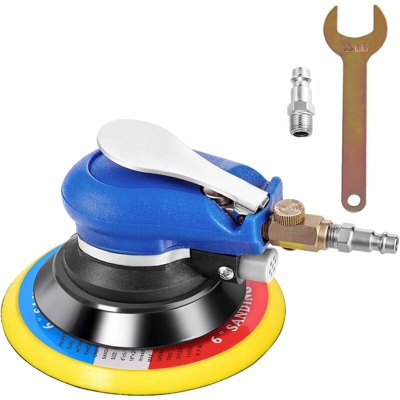 Levigatrice orbitale ad aria di 15cm, con cuscinetto, levigatrice pneumatica a doppia azione, velocit - COSTWAY