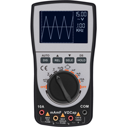 2-in-1 Intelligent Digital Oscilloscope Resistenza tester DC / AC Corrente Tensione Frequenza Diodo Tester 4000 Conti 20KHz analogica Larghezza di en oferta