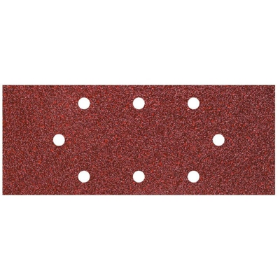 Wolfcraft Strisce abrasive, perforate, al corindone grana 40/80/120