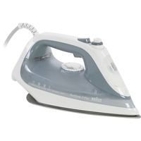 TexStyle 7 Pro Ferro a vapore Eloxal Argento, Bianco 2800 W, Ferro da stiro