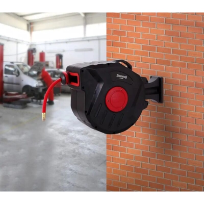 Prolunga Avvolgitubo da Parete ad Aria Compressa 15 + 1,5 Attacco da 1/4'' - LGVSHOPPING