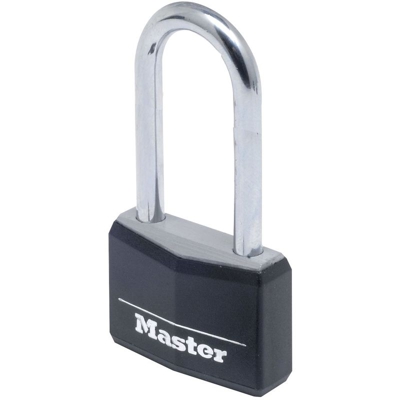 9140EURDBLKLH Lucchetto, Arco Alto 51 mm, Alluminio, Nero, 40 mm - Master Lock