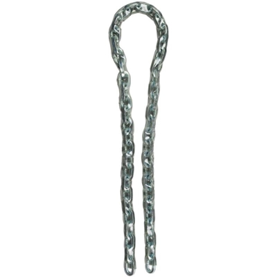 Master Lock 8012EURD Catena, Acciaio Cementato, Rivestimento Vinile, Trasparente, 1,50 m, Diametro 6 mm