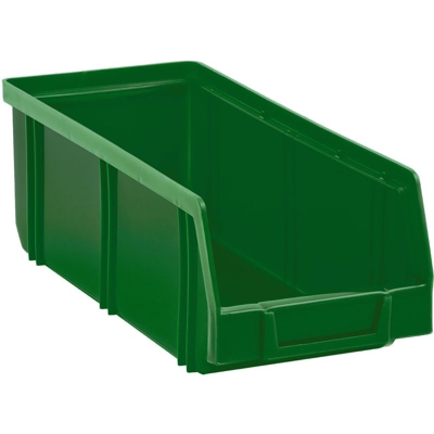 Contenitore sovrapponibile in PEHD modello 2002 Large - Verde - Mobil Plastic