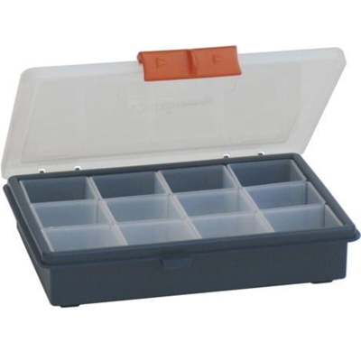 Mobil Plastic - Scatola portaminuterie 'CLASS 19' con 12 vaschette estraibili - Blu