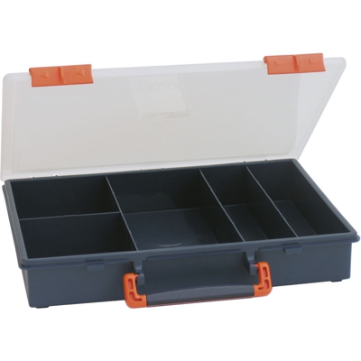 Valigetta portaminuterie "CLASS 30" con 5 scomparti - Blu - Mobil Plastic