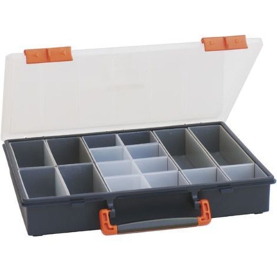 Mobil Plastic - Valigetta portaminuterie 'CLASS 32' con 16 vaschette estraibili - Blu