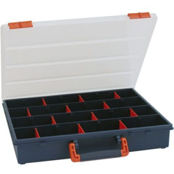 Valigetta portaminuterie "CLASS 41" con 4 scomparti e 12 divisori estraibili - Blu - Mobil Plastic precio