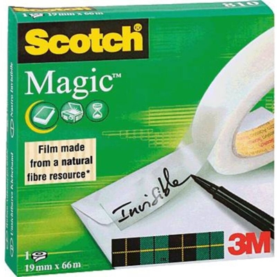 3M SCOTCH® Magic™ 810 7100027117 Nastro adesivo Scotch® Magic™ 810 Opaco (L x L) 66 m x 19 mm 66 m