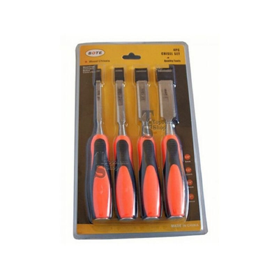 SEt 4 SGORBIE PER INTAGLIO LEGNO SCALPELLI MISURE 6 12 19 25 mm - TP