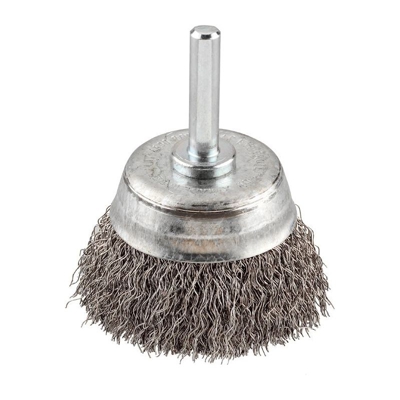 Spazzola a tazza, ultrapesante, filo di acciaio HSS, ondulata - 606330 - KWB